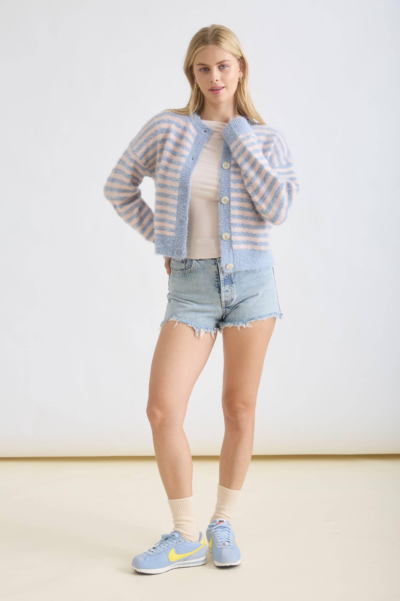 BAILEY CARDIGAN: BUTTER YELLOW