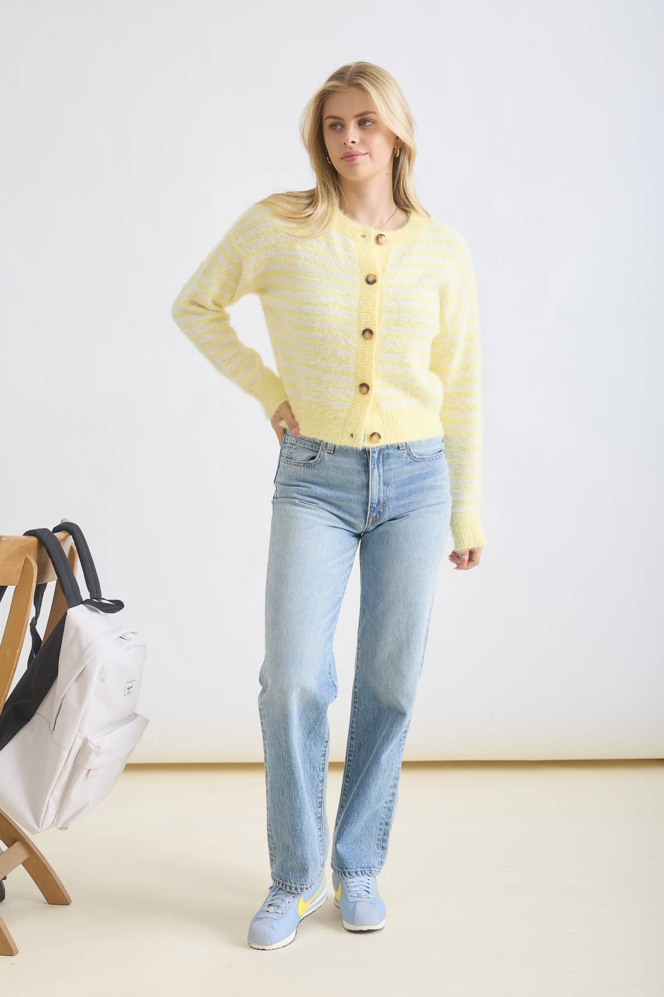 BAILEY CARDIGAN: BUTTER YELLOW