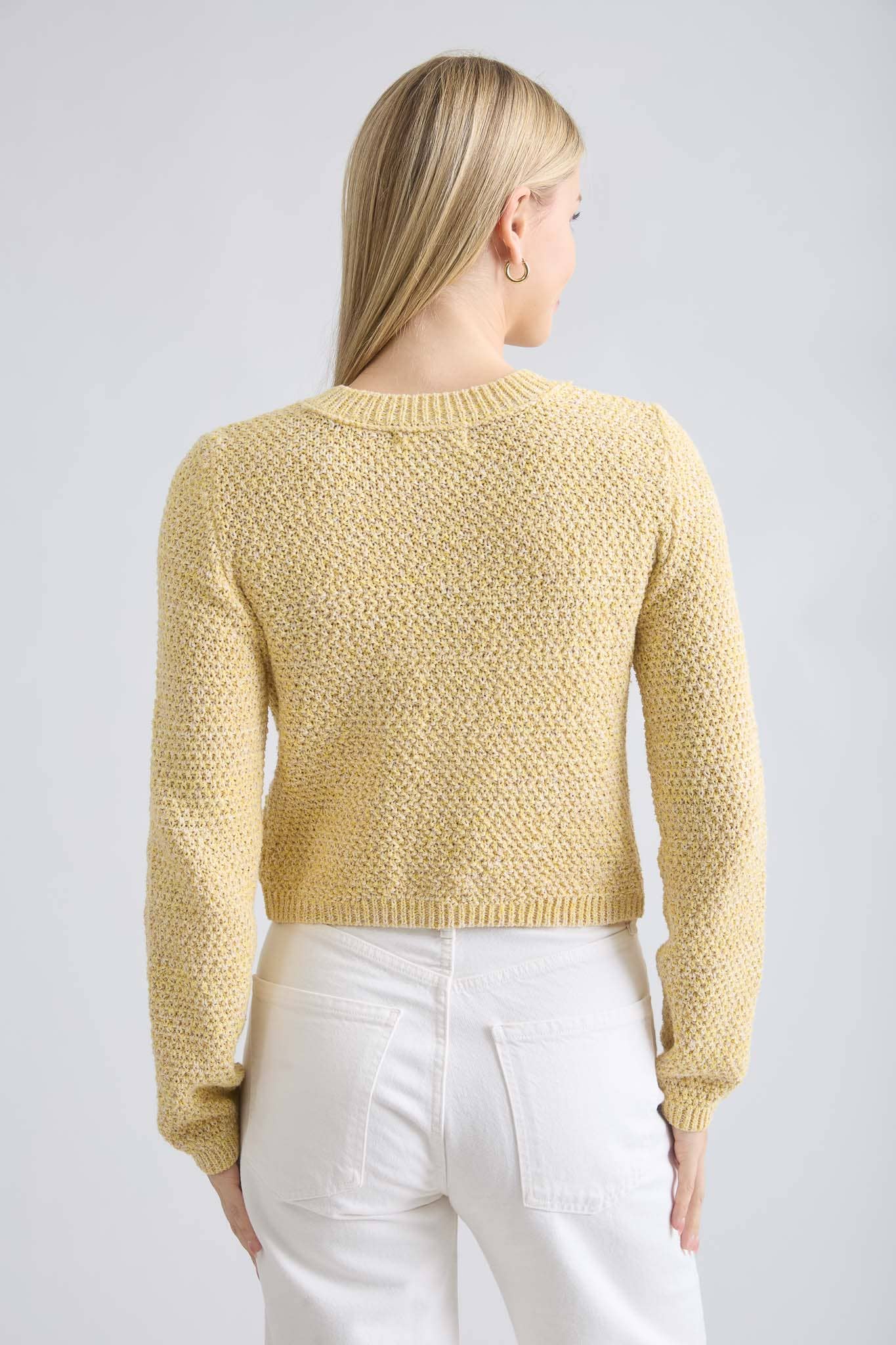 CARA CARDIGAN: YELLOW
