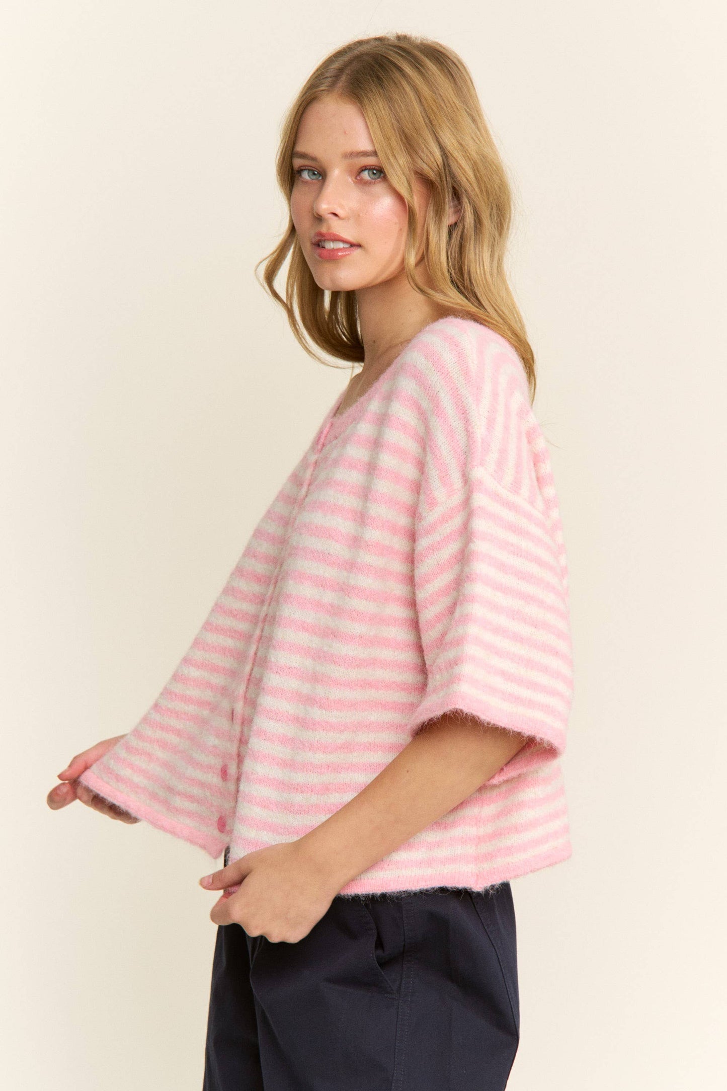 MARLO CARDIGAN | PINK