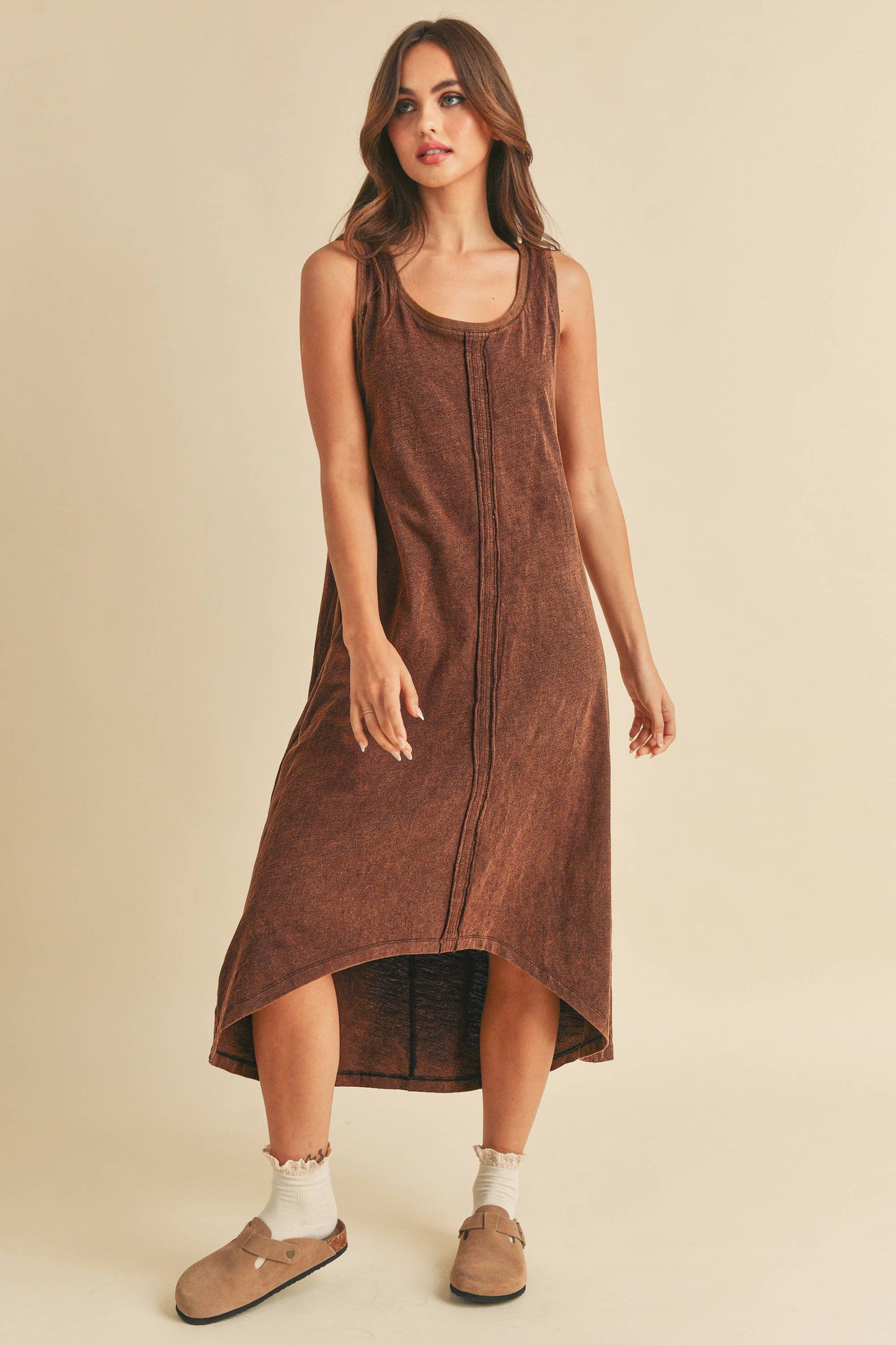 Dora Dress: Camel