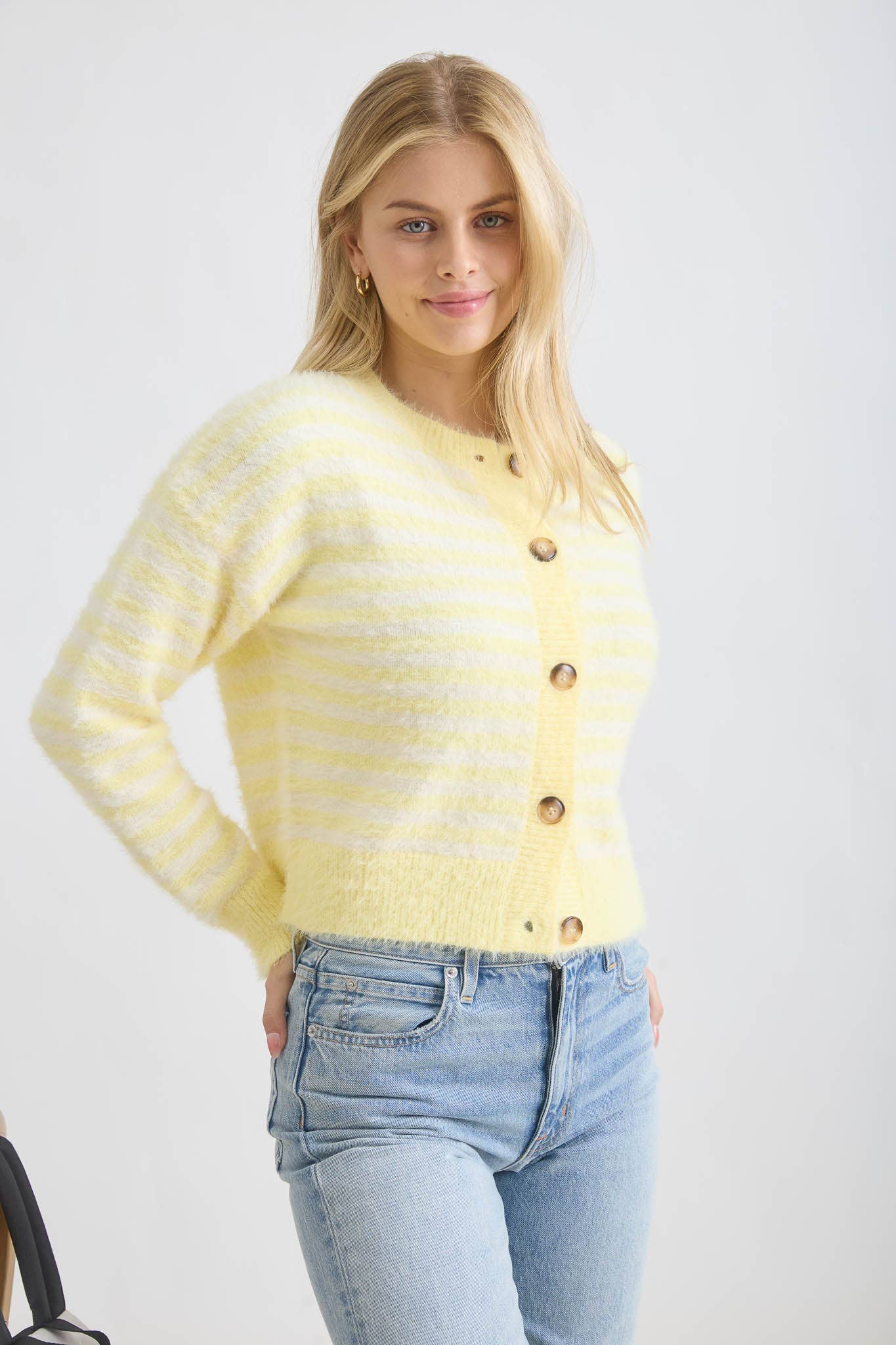 BAILEY CARDIGAN: BLUE