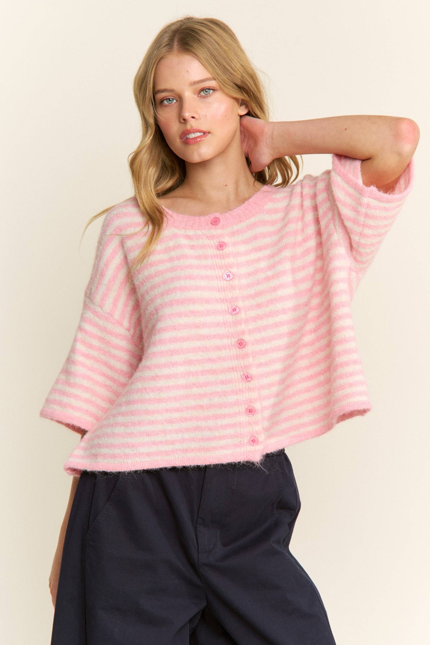 MARLO CARDIGAN | PINK