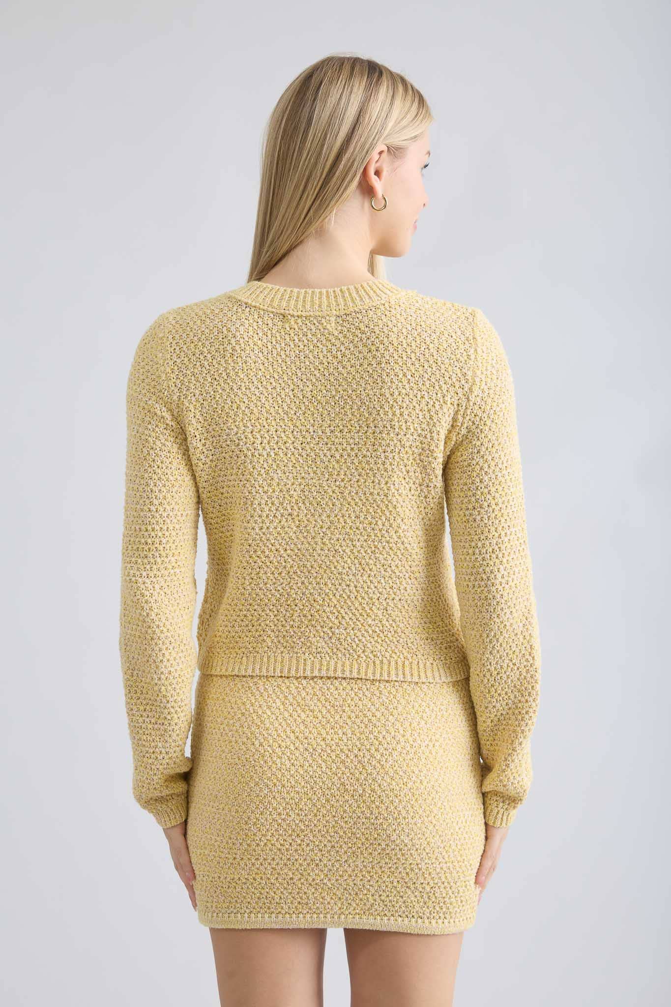 CARA CARDIGAN: YELLOW