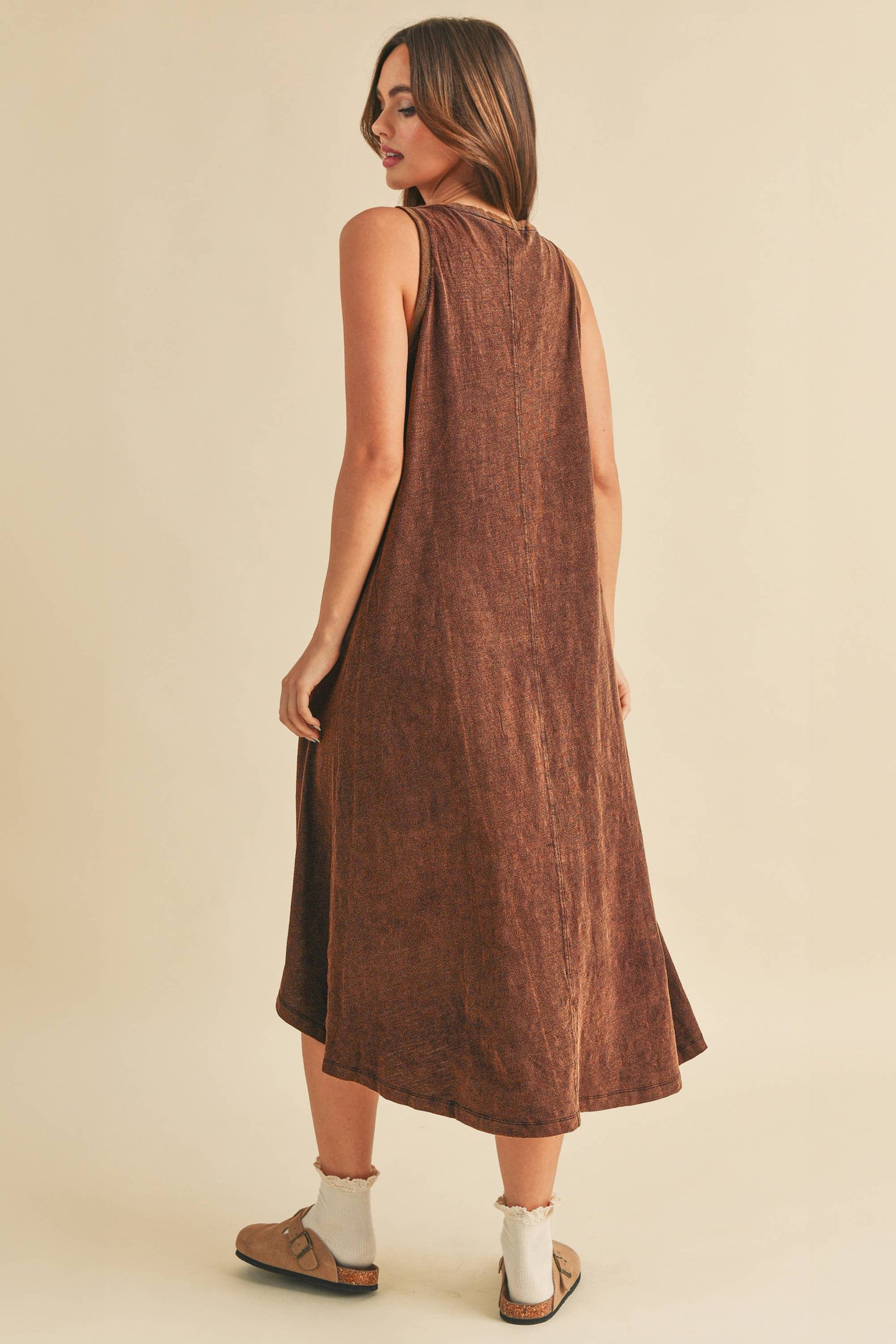 Dora Dress: Camel