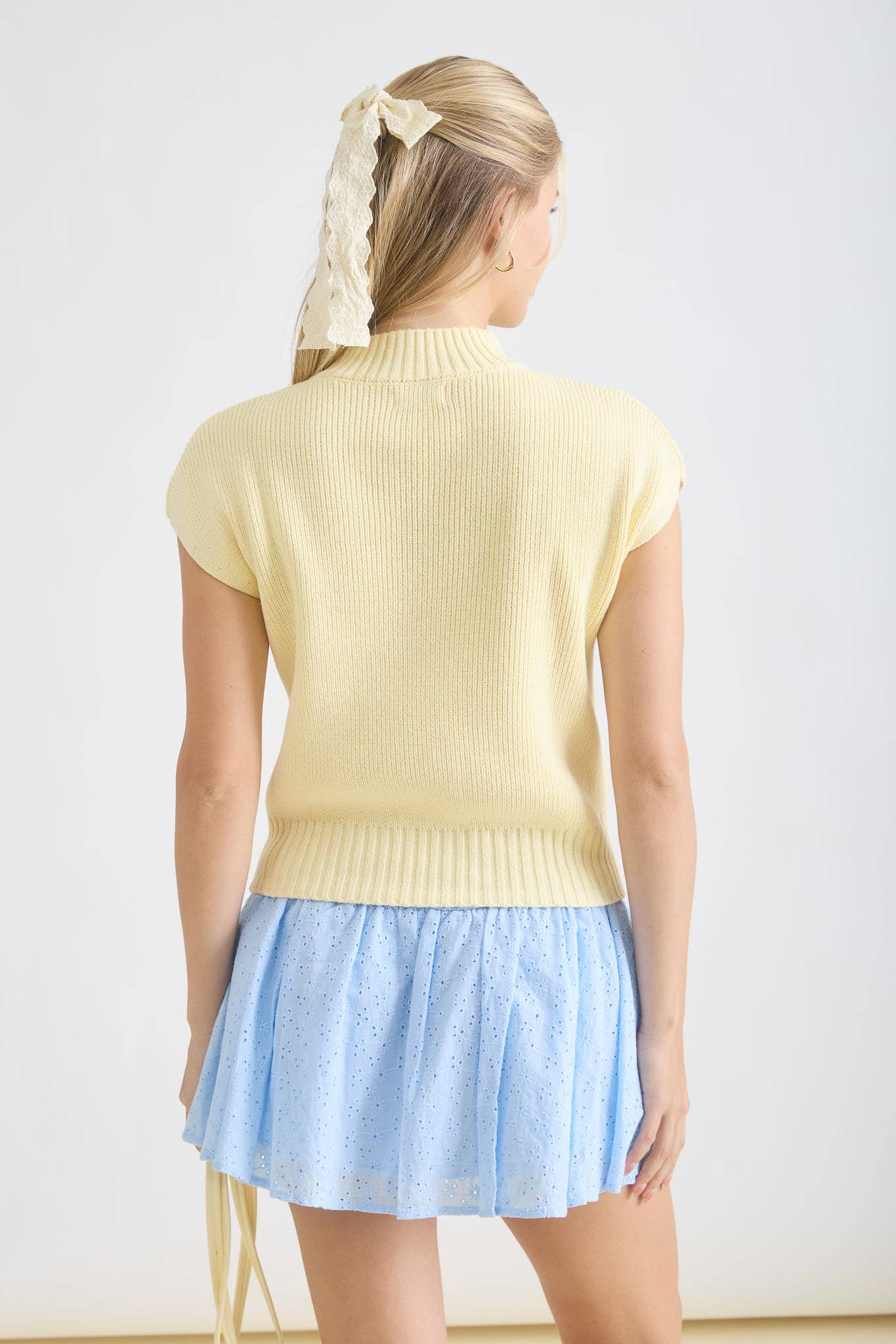 MALLORY SWEATER: BUTTER YELLOW