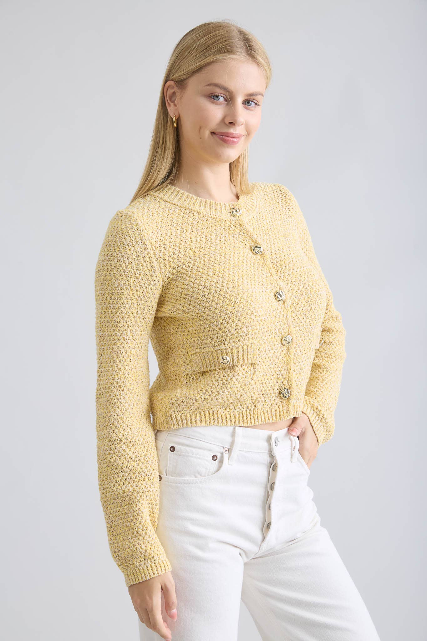 CARA CARDIGAN: YELLOW