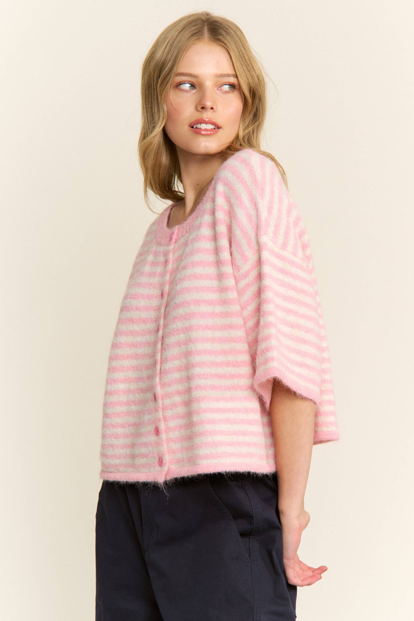 MARLO CARDIGAN | PINK
