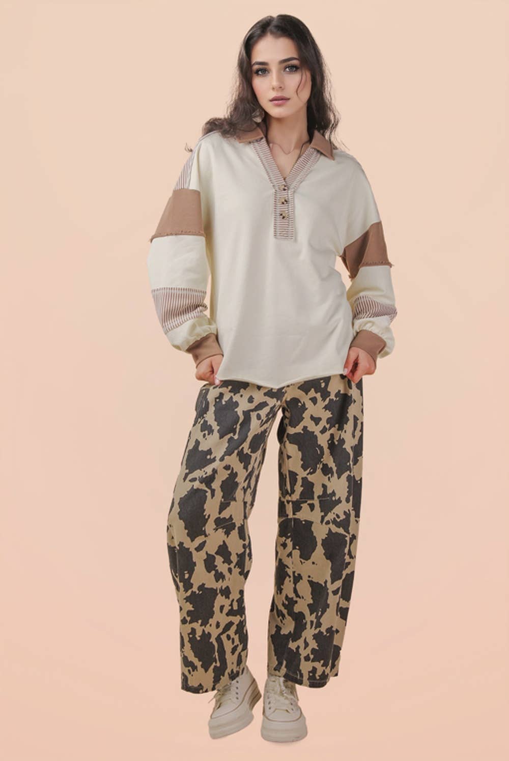 MEG COLOR-BLOCK LONG SLEEVE