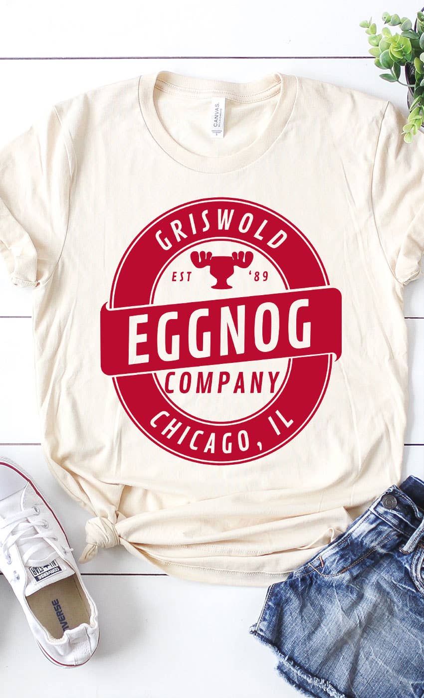 Griswold Eggnog Company Christmas Vacation Movie Graphic Tee