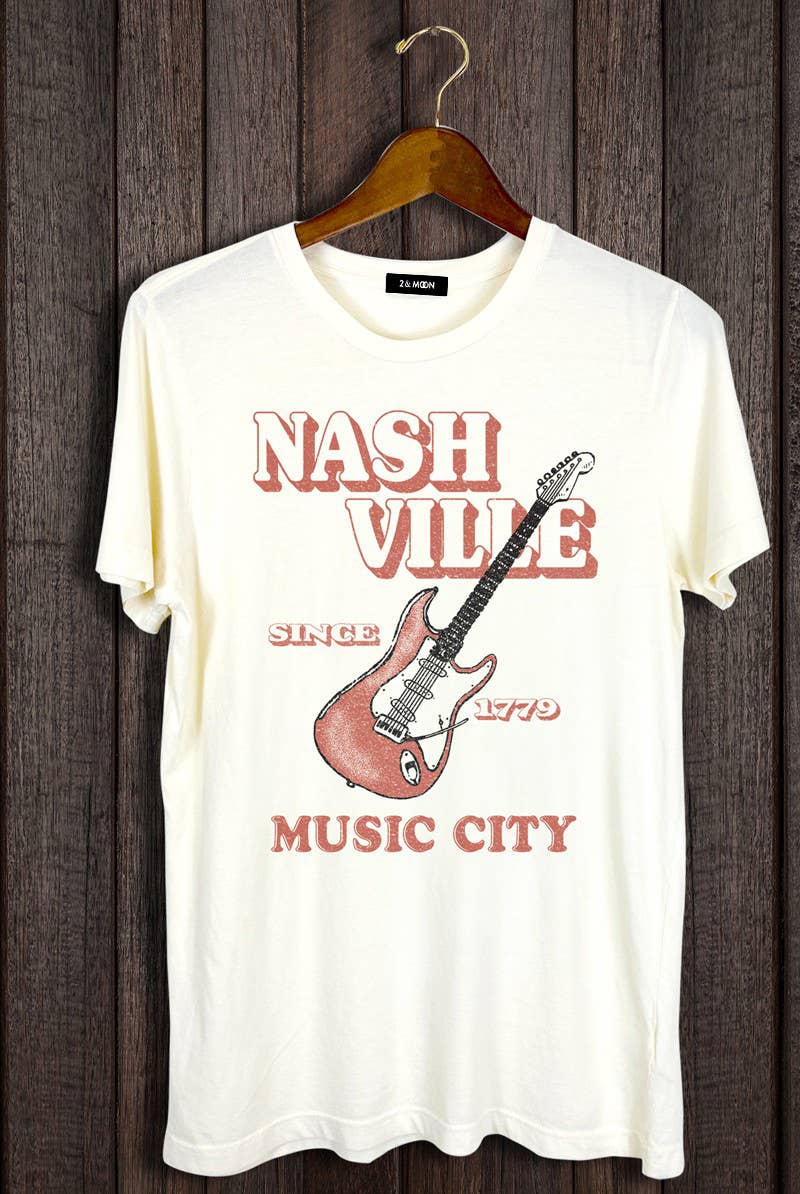 Nashville Music city 1779 Graphic Tee